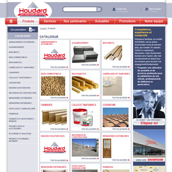 Site internet de Houdard