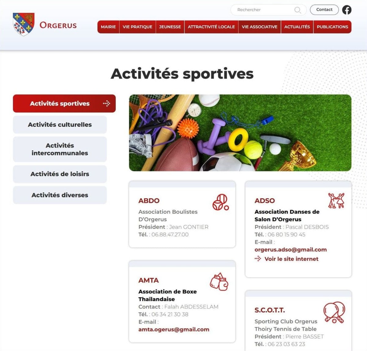 Création de site pour une mairie de région parisienne