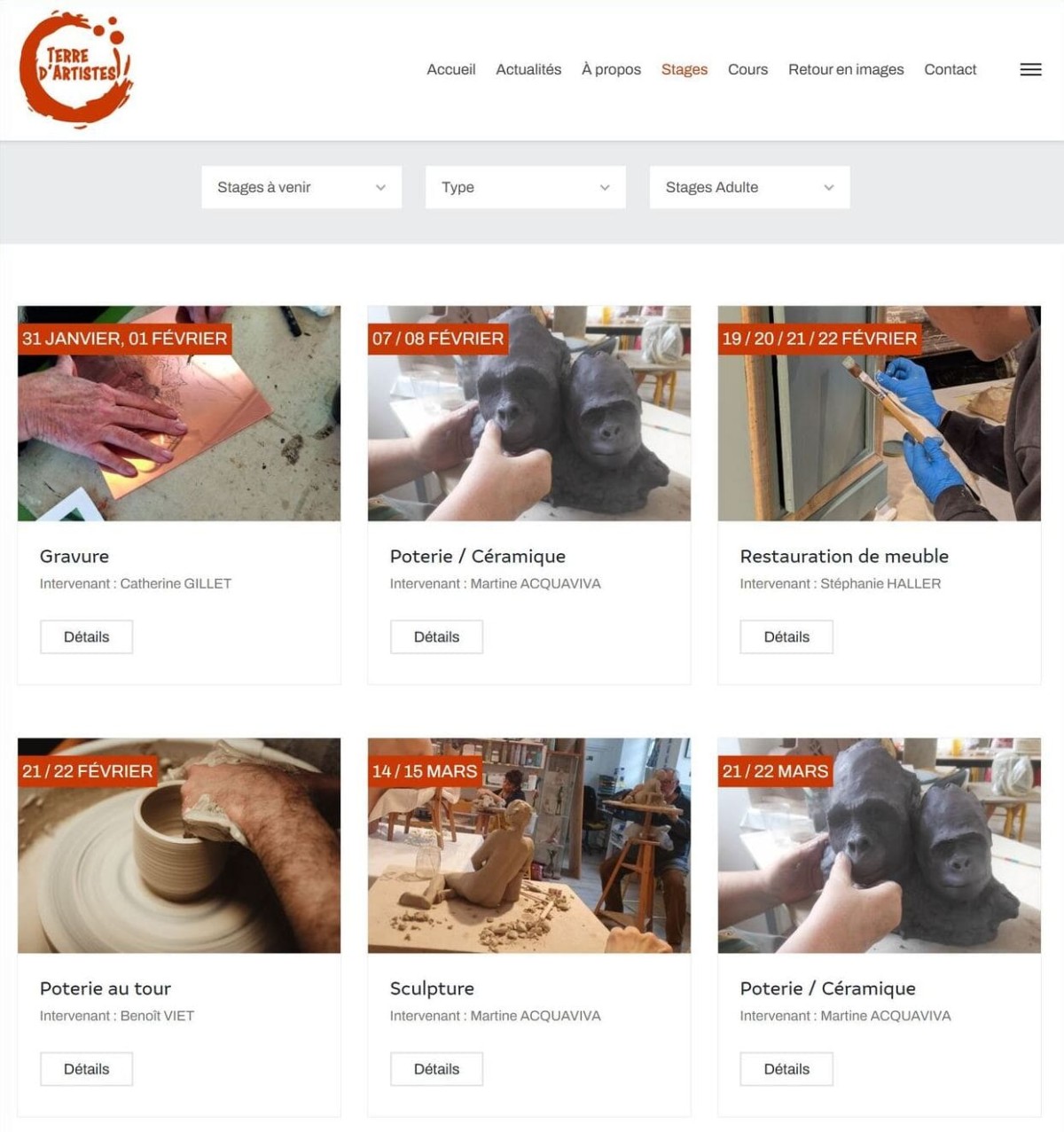 Développement site web association eure-et-loir