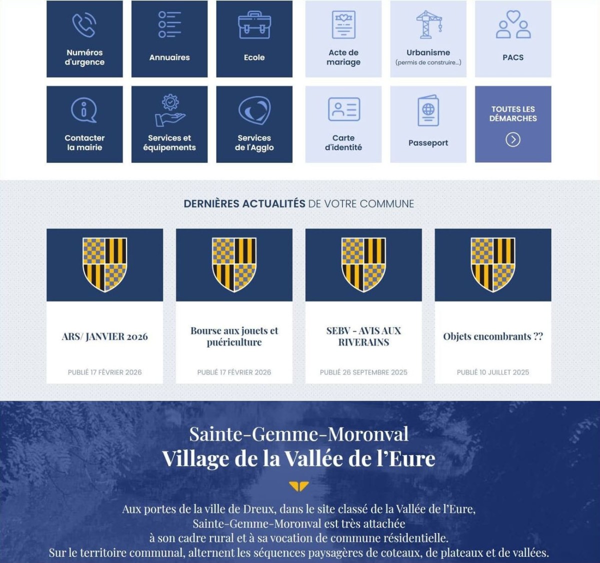 Devis création site internet mairie