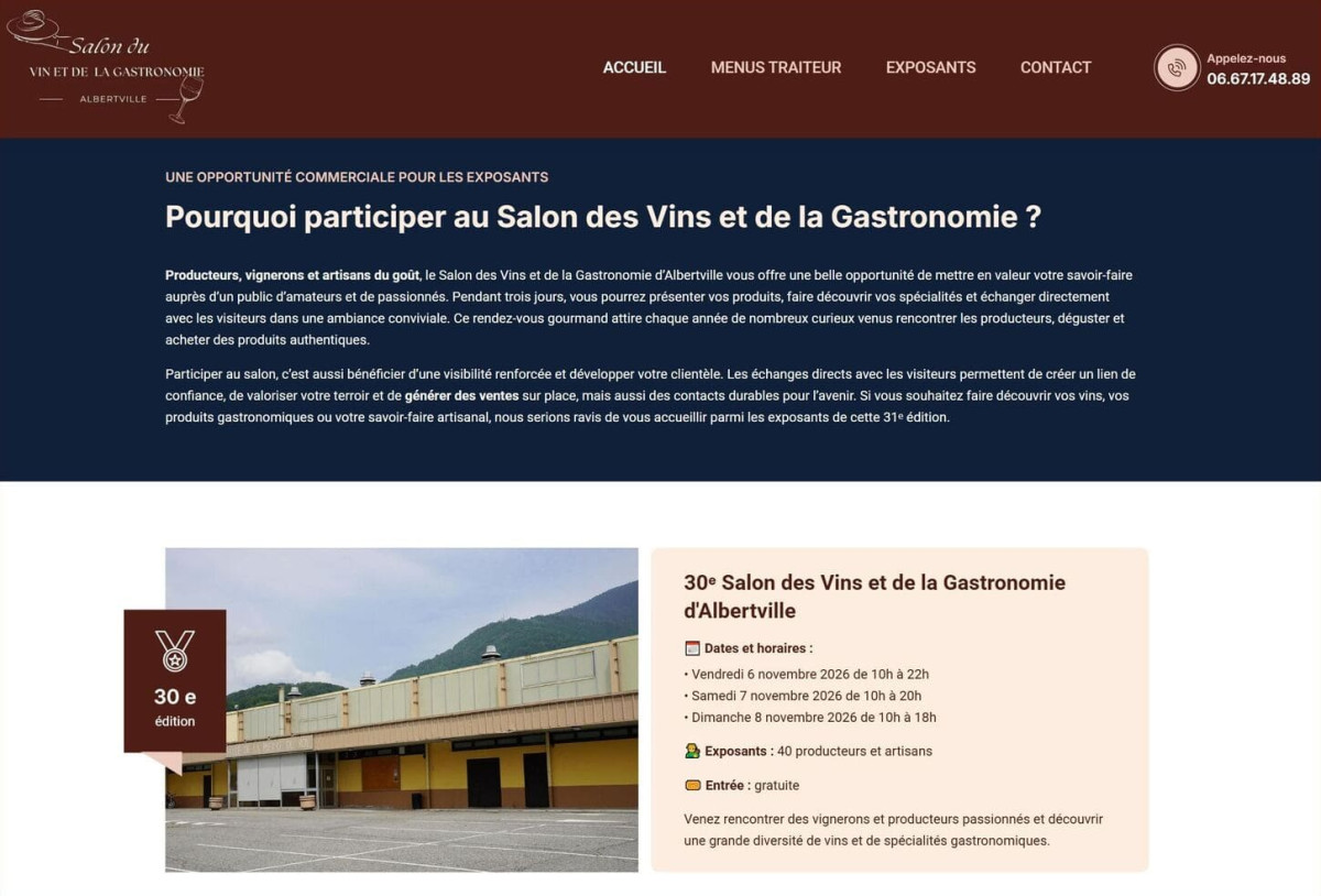 Salon du Vin et de la Gastronomie d'Albertville
