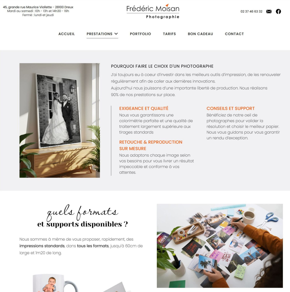 Site photographe Dreux