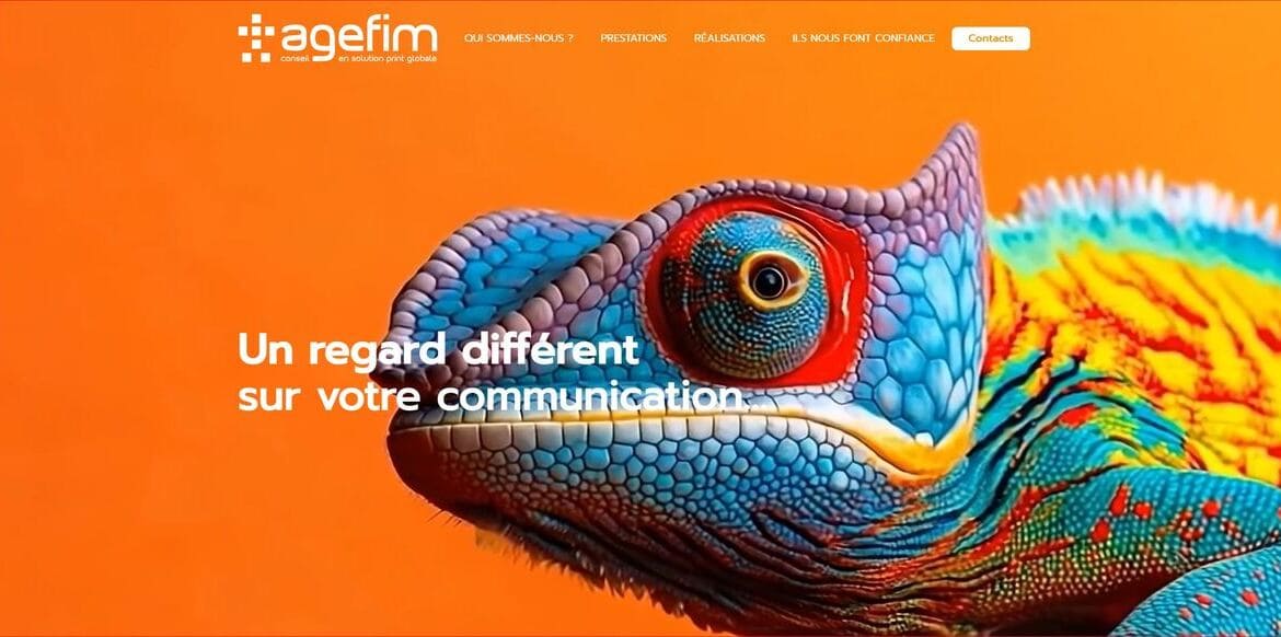Développement d’un site internet one-page pour une agence de communication spécialisée en impression