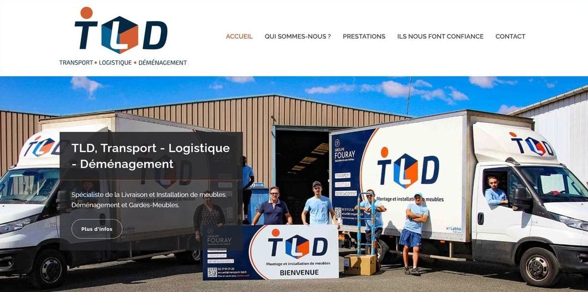 Création d’un site internet pas cher pour transporteur en Eure-et-Loir