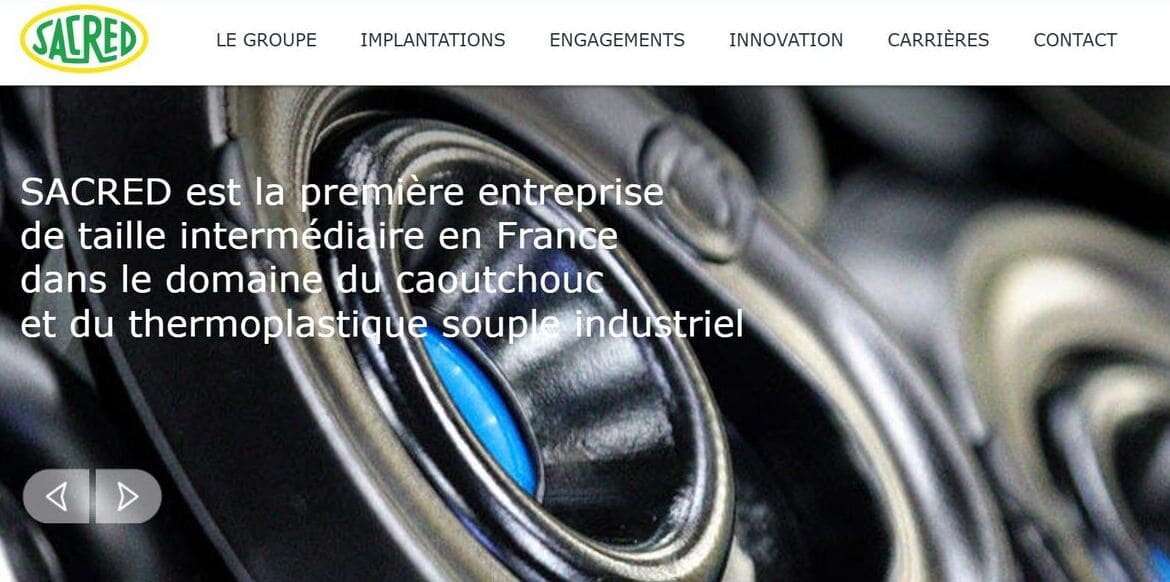 Site internet multilingue sur mesure pour le groupe SACRED