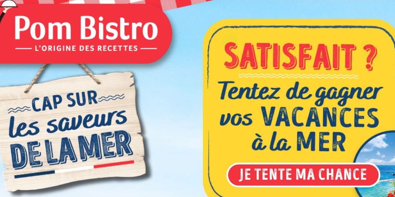 Site événementiel POM BISTRO pour une opération marketing sur-mesure