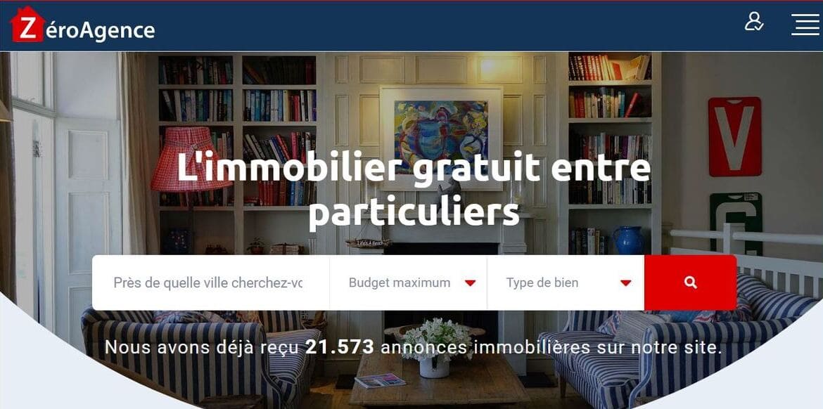 Création site immobilier entre particuliers