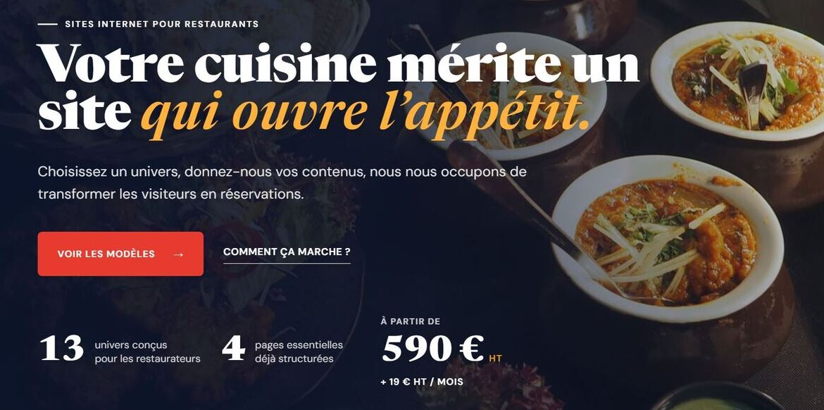 Création de sites internet pour restaurants : le projet Clic & Croc